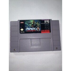 Super Nintendo Game Inindo: Way of the Ninja SNES  Great Label Collectible